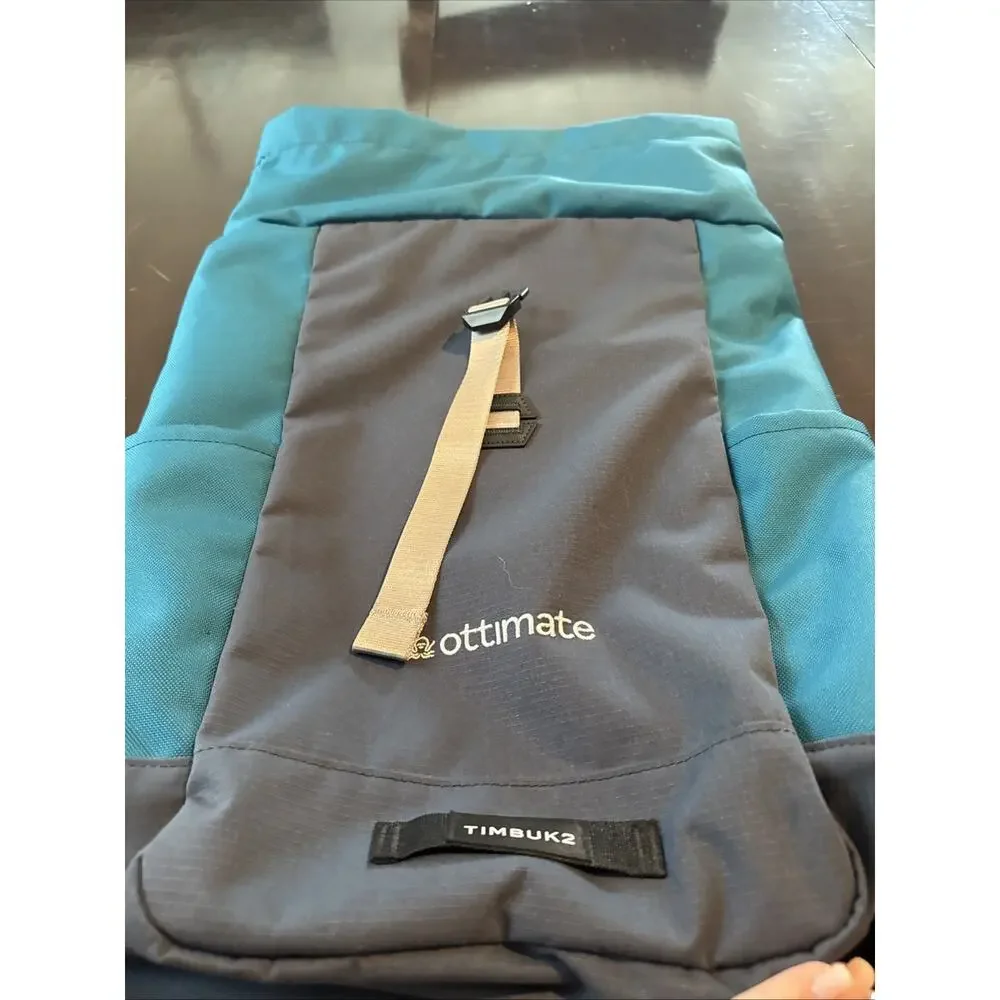 NEW TIMBUK2 Tuck Laptop Backpack, Roll Top, Commute, Adventure, Dark Teal/Gray
